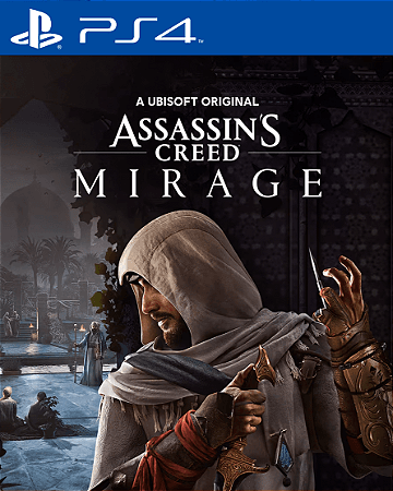 ASSASSINS CREED MIRAGE PS4 MÍDIA DIGITAL