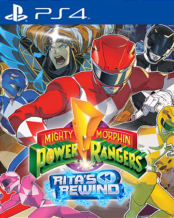 Mighty Morphin Power Rangers Ritas Rewind PS4 Mídia Digital