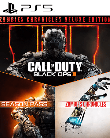 Call of Duty Black Ops 3 Zombies Chronicles Deluxe PS5 Mídia Digital