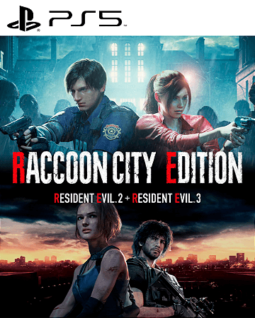 RESIDENT EVIL RACCOON CITY EDITION (2+3 REMAKE) PS5 Mídia Digital