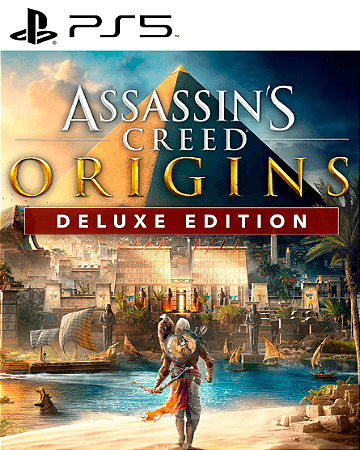 ASSASSINS CREED ORIGINS DELUXE EDITION PS5 MÍDIA DIGITAL
