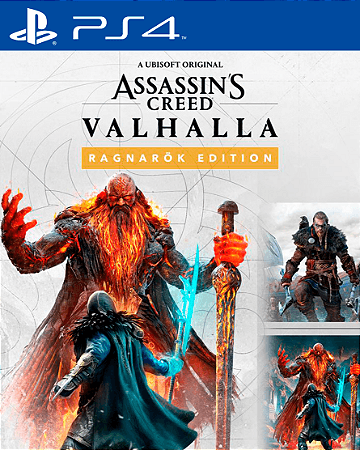 ASSASSINS CREED VALHALLA RAGNAROK EDITION PS4 MÍDIA DIGITAL