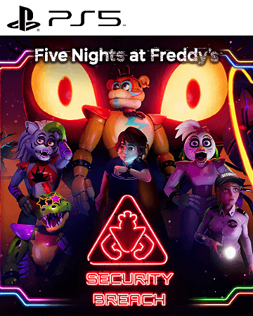Five Nights at Freddy's Security Breach PS5 Mídia Digital