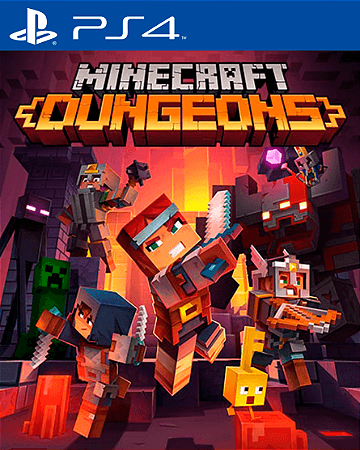 Minecraft Dungeons PS4 MÍDIA DIGITAL