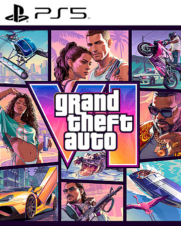 GTA 6 Grand Theft Auto VI PS5 Mídia Digital