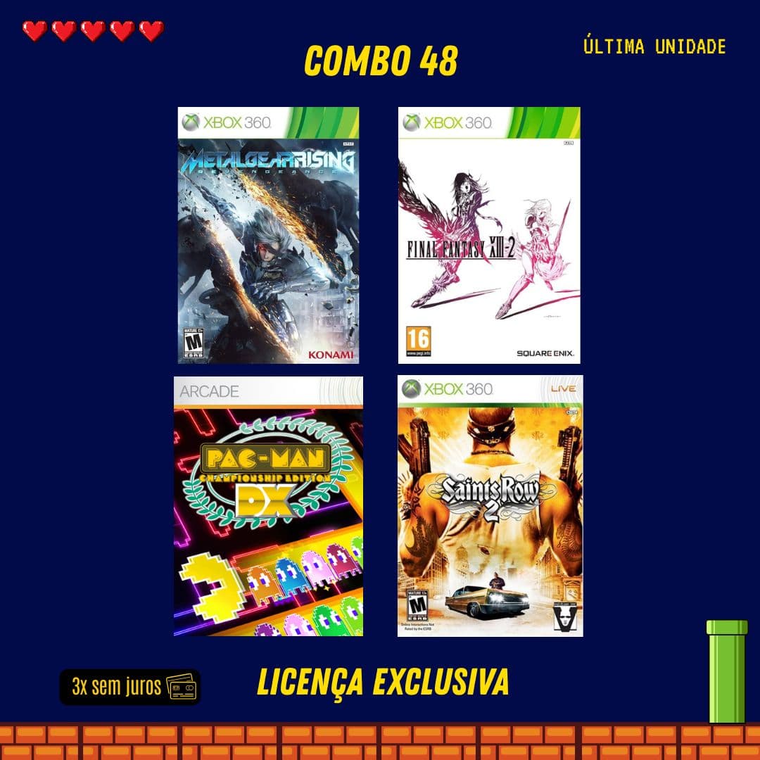 COMBO 48 - Xbox 360 (Mídia Digital)