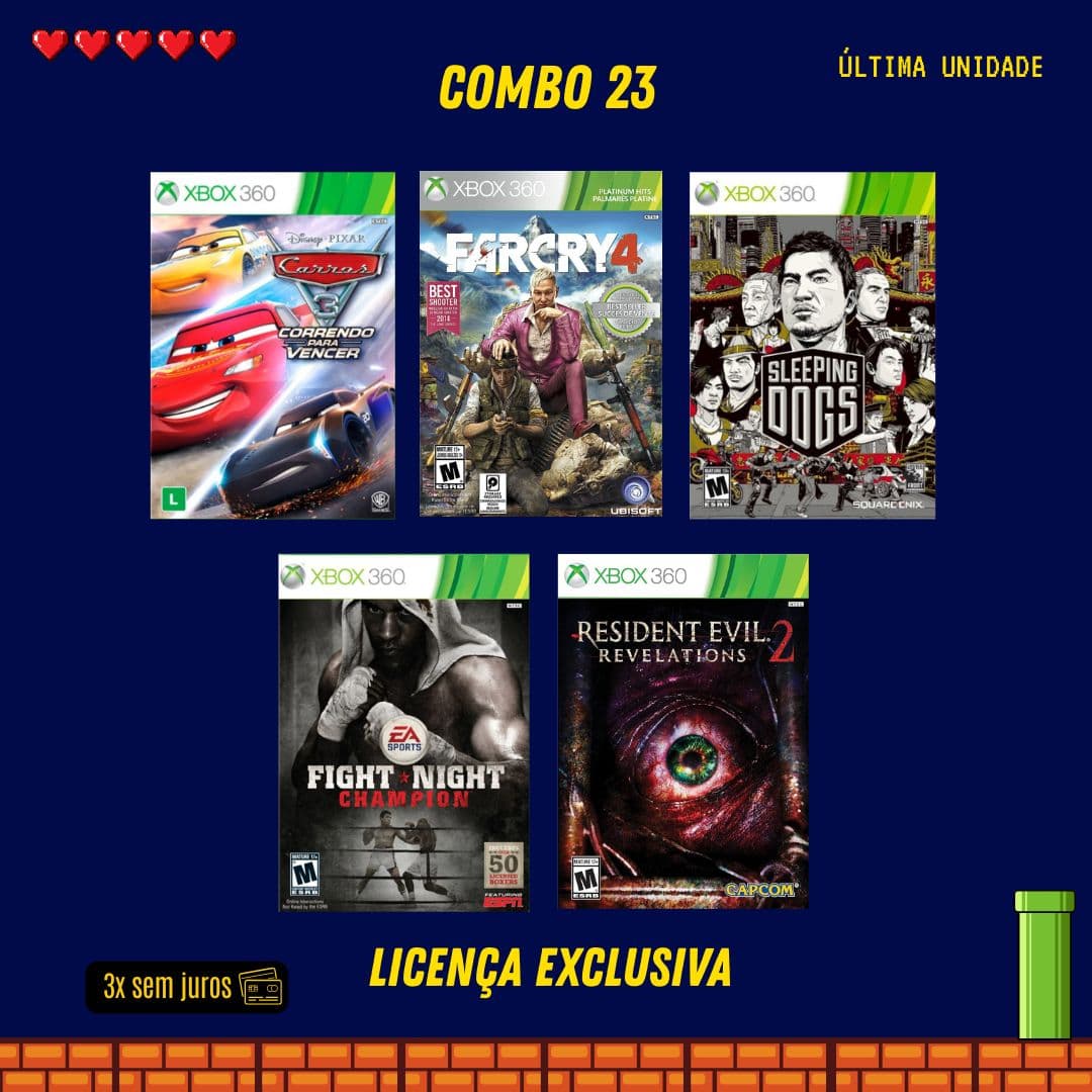 COMBO 23 - Xbox 360 (Mídia Digital)