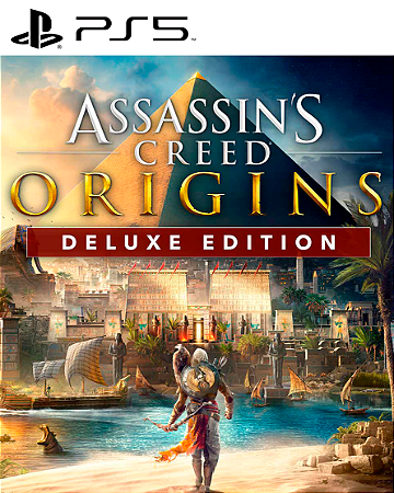 ASSASSINS CREED ORIGINS DELUXE EDITION PS5 MÍDIA DIGITAL