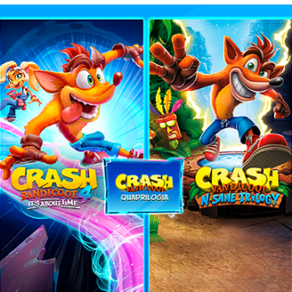 CRASH TRILOGIA + CRASH BANDICOOT 4 PS5 MÍDIA DIGITAL
