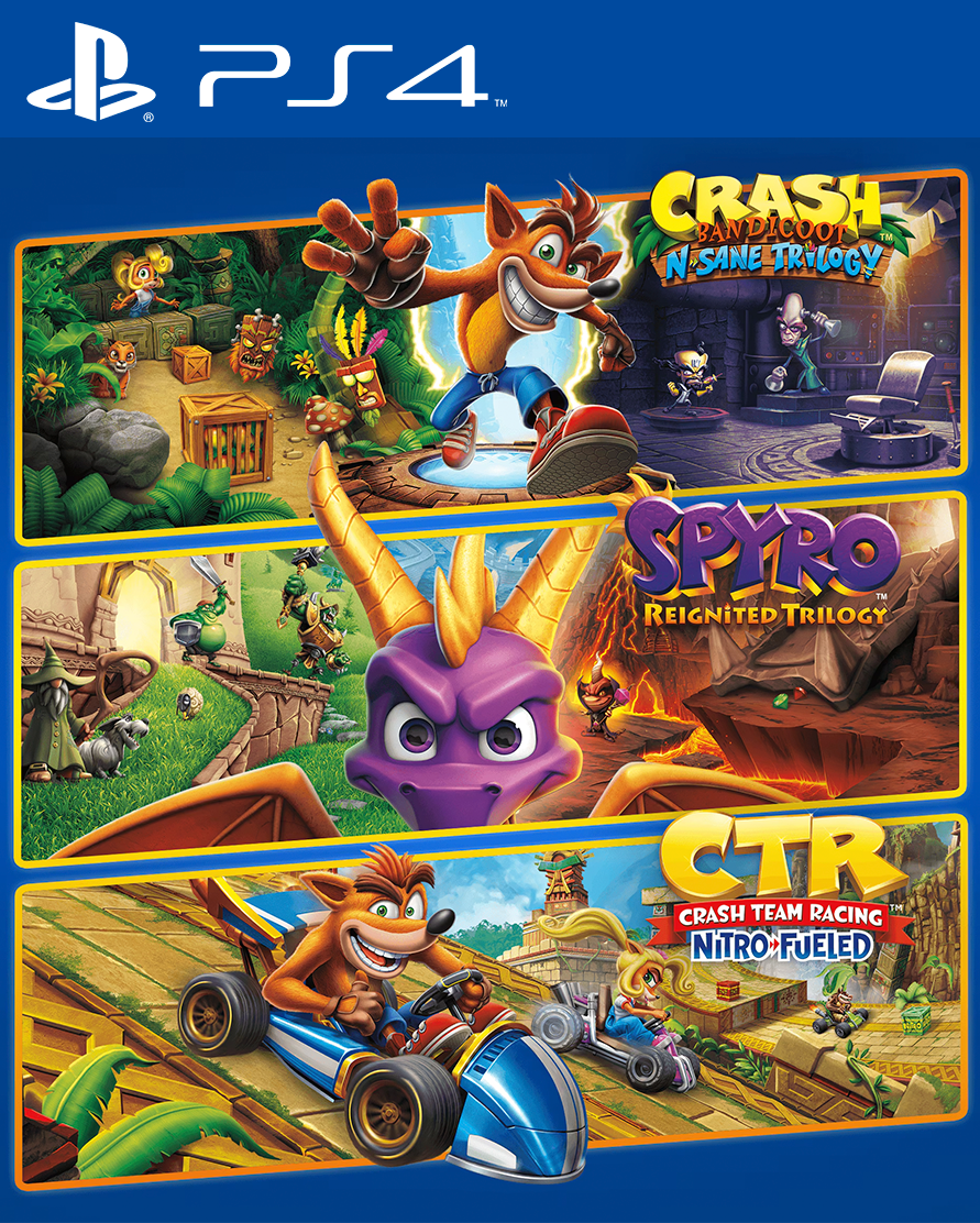 Crash Bandicoot™ N. Sane Trilogy + CTR Nitro-Fueled + Spyro PS4 Mídia Digital - Imagem 2