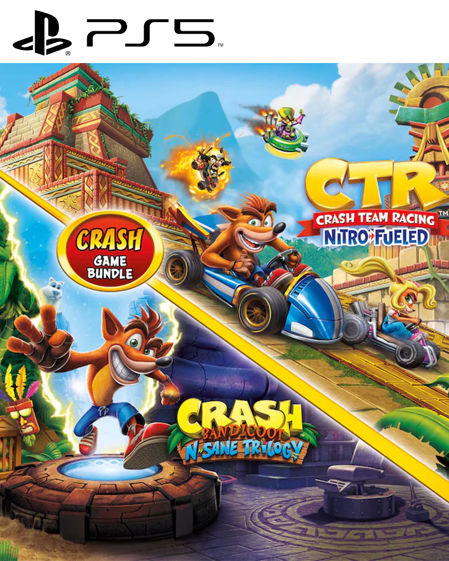 Crash Bandicoot N. Sane Trilogy + CTR Nitro-Fueled PS5 Mídia Digital - Imagem 2