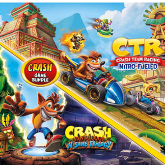 Crash Bandicoot N. Sane Trilogy + CTR Nitro-Fueled PS5 Mídia Digital