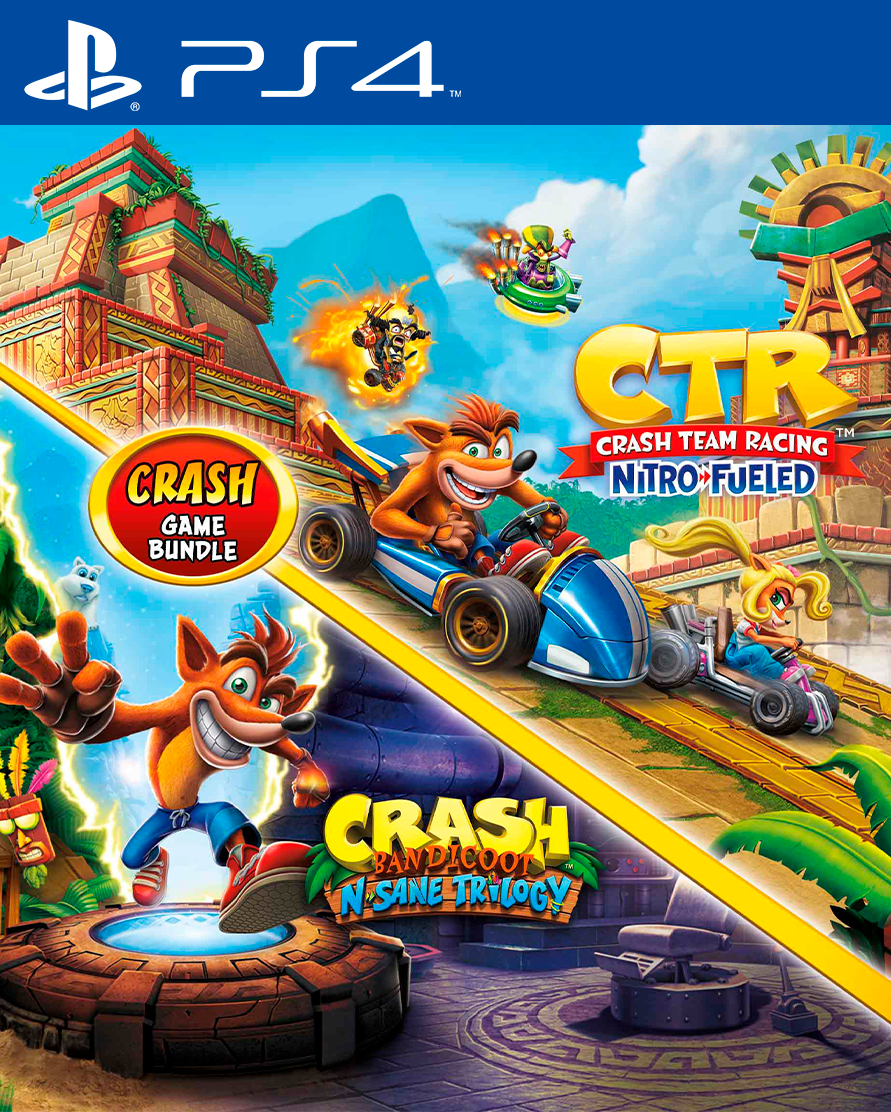Crash Bandicoot N. Sane Trilogy + CTR Nitro-Fueled PS4 Mídia Digital - Imagem 2