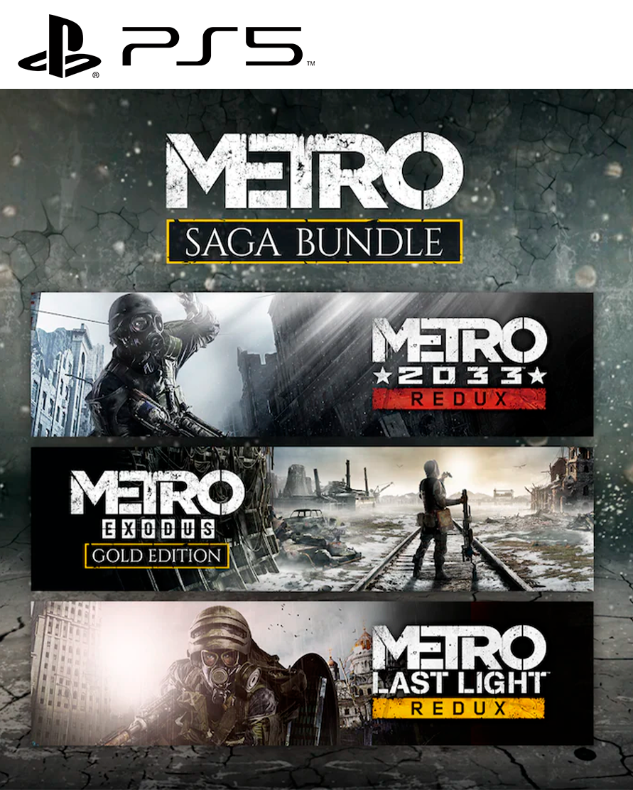 Conjunto Metro Saga PS5 Mídia Digital - Imagem 2