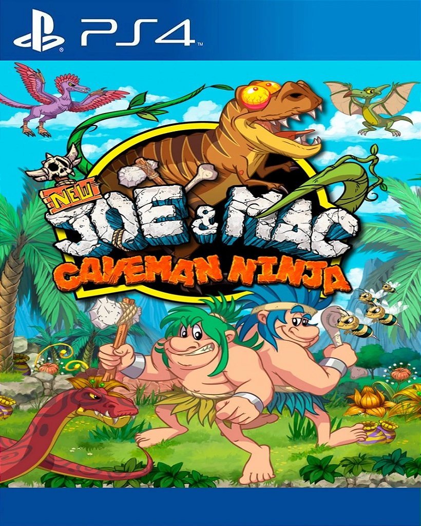 NEW Joe & Mac - Caveman Ninja PS4 Mídia Digital - Imagem 2