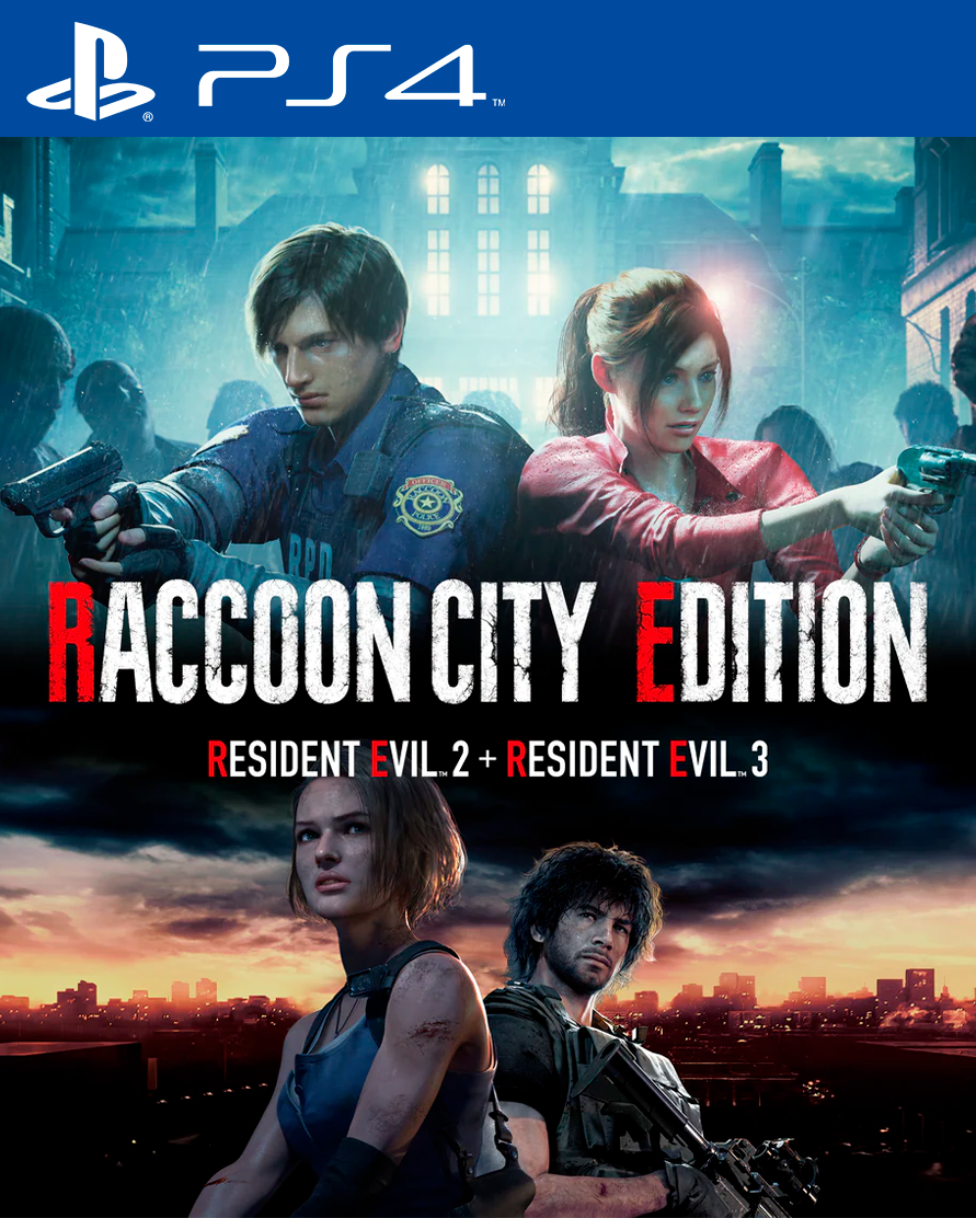 RESIDENT EVIL RACCOON CITY EDITION (2+3 REMAKE) PS4 Mídia Digital - Imagem 2