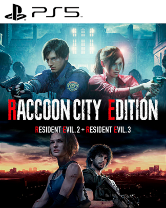 RESIDENT EVIL RACCOON CITY EDITION (2+3 REMAKE) PS5 Mídia Digital