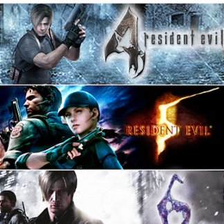 Resident Evil Pacote Triplo (4 + 5 + 6) PS5 Mídia Digital